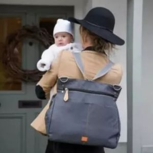 Pacapod Oban Charcoal Convertible Changing Baby Diaper Bag